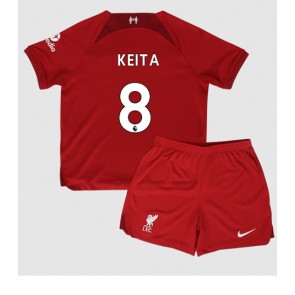 Liverpool Naby Keita #8 babykläder Hemmatröja barn 2022-23 Korta ärmar (+ Korta byxor)